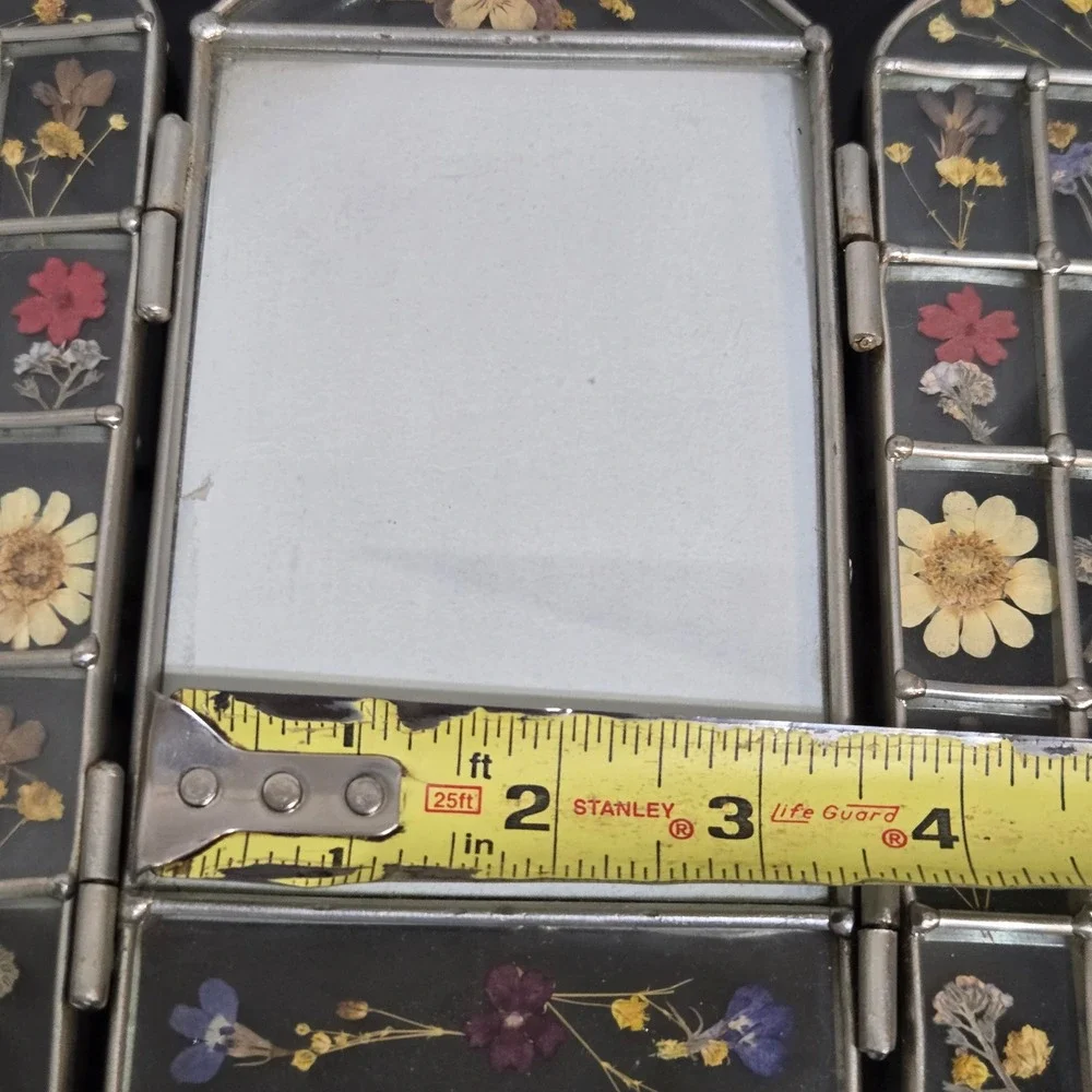 Picture Frame Arch Window Pressed Flower Triptych Arch Cottagecore 3.5x5 Garden